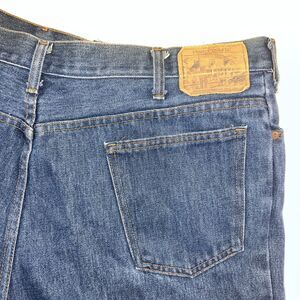 Vintage 80’s Plain Pockets Men’s 36 x 30 Straight Fit Dark Wash Jeans